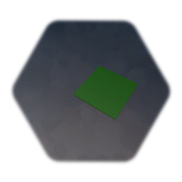 Game Board Grid Segment - Dark Green Blank