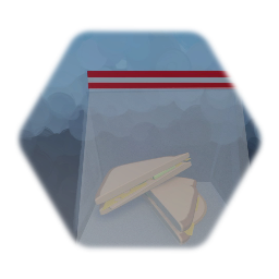 turkey sandwich in a plastic bag