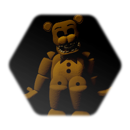 Unwithered Golden Freddy Fazbear Model
