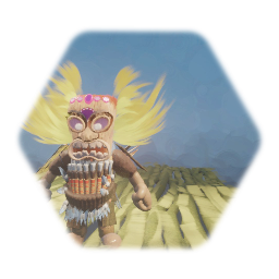 Tribal tiki guy