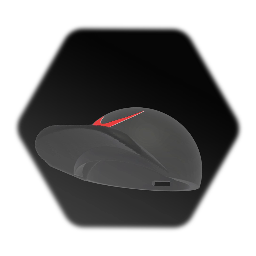 A black and red nike cap