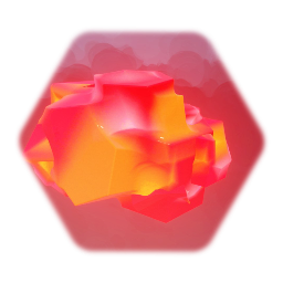 Red Glowing Crystal