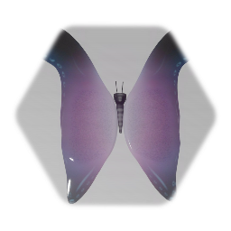 Pollen Prop: Purple Sculpted Butterfly <animated>