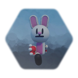 Jolly the rabbit running because yes