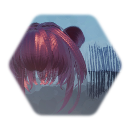 ペインティングの髪の素材