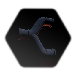 Rusty Y Pipe Fitting