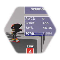 Shadow the hedgehog Finish level Test
