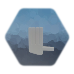 Rigged Blocky Hand