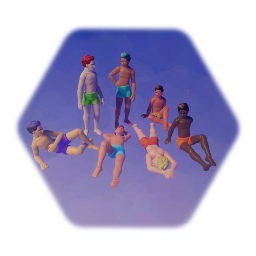 Waterpark/Theme Park - Male NPCs