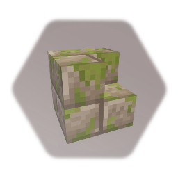 Minecraft | Mossy Stone Brick Stairs