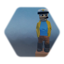 Wooden Sailor Ornament