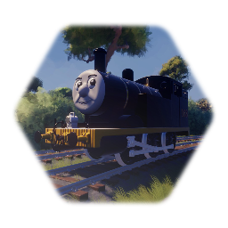 Johan the black tank Engine
