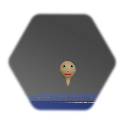 Playable baldi head