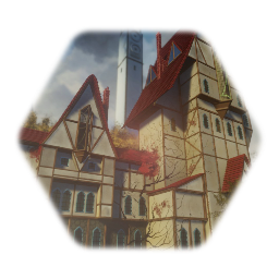 Big Fachwerk house (frontside only)