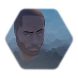 Male head sculpt