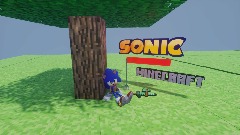 Modern Sonic The Hedgehog in MineCraft