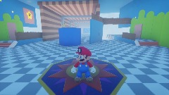 Mario Odyssey 64 inside castle