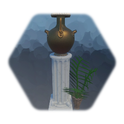 Greek Hydria on Column