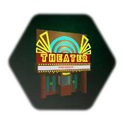 Unexciting Movie Theater Entrance