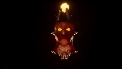 Afro's Demon Face: High-Res Showcase