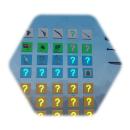 Resident Evil Inventory System, 50 Items