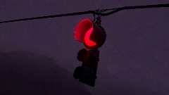 Windy traffic light mood