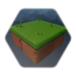Grass Stone x4 - Toon