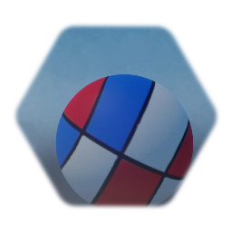 Basketball - Blue, white, red