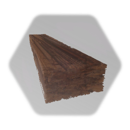 Detailed Wooden Plank