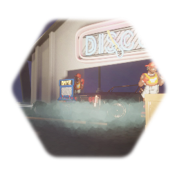 (Street of rage) in the Bar music