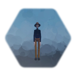 Annoying Dopplegänger from a walking simulation
