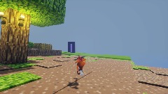 Crash bandicoot in Minecraft