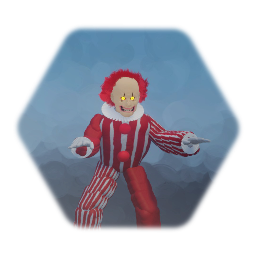 Creepy towering clown Spirit Halloween 2017