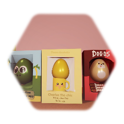 More  Chocolate eggs in boxs