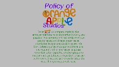 Orange Apple Studios Policy