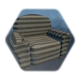 W&G Sofa Single Stripy