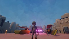 Phantom menance podracer back lot