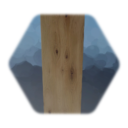 Wooden plank  1 x 3