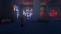 Show room  of Hall red cheap