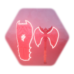 Marauder axe and sheild