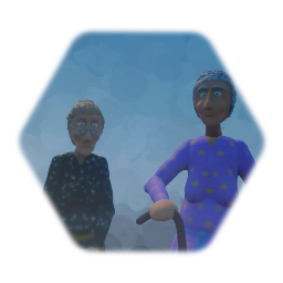 Grandmother, Oma, old woman, Frau