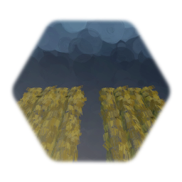 Remix of Grass Hay Thatch Roof Segment fixed thermal