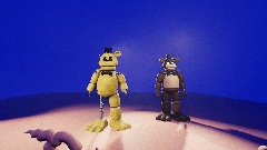 Golden freddy and Freddy fight [MEME]