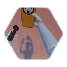 Radioactive dectecter with a light