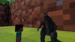 Godzilla in Minecraft