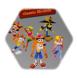 Crash Bandicoot classic Models