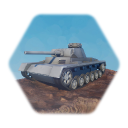 WW2 Tank - Panzer IV - Model only, no physics