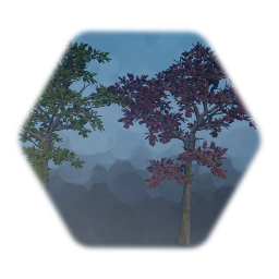 Realistic White Oak tree