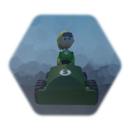 Sofia in a Kart
