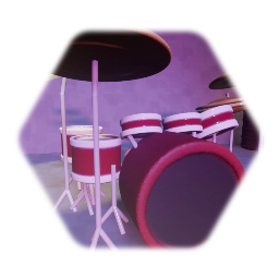 Simple drum set